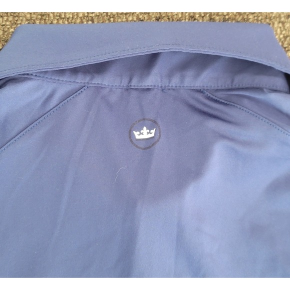 Peter Millar Men's Summer Comfort Blue Polo Shirt Size Medium - Picture 4 of 6